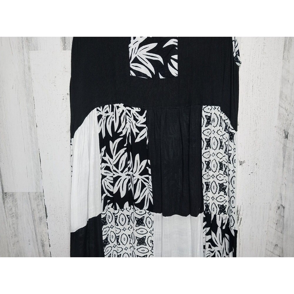 Globetrotter Women's Large Sleeveless Handmade Dress Patchwork Boho - Picture 3 of 6